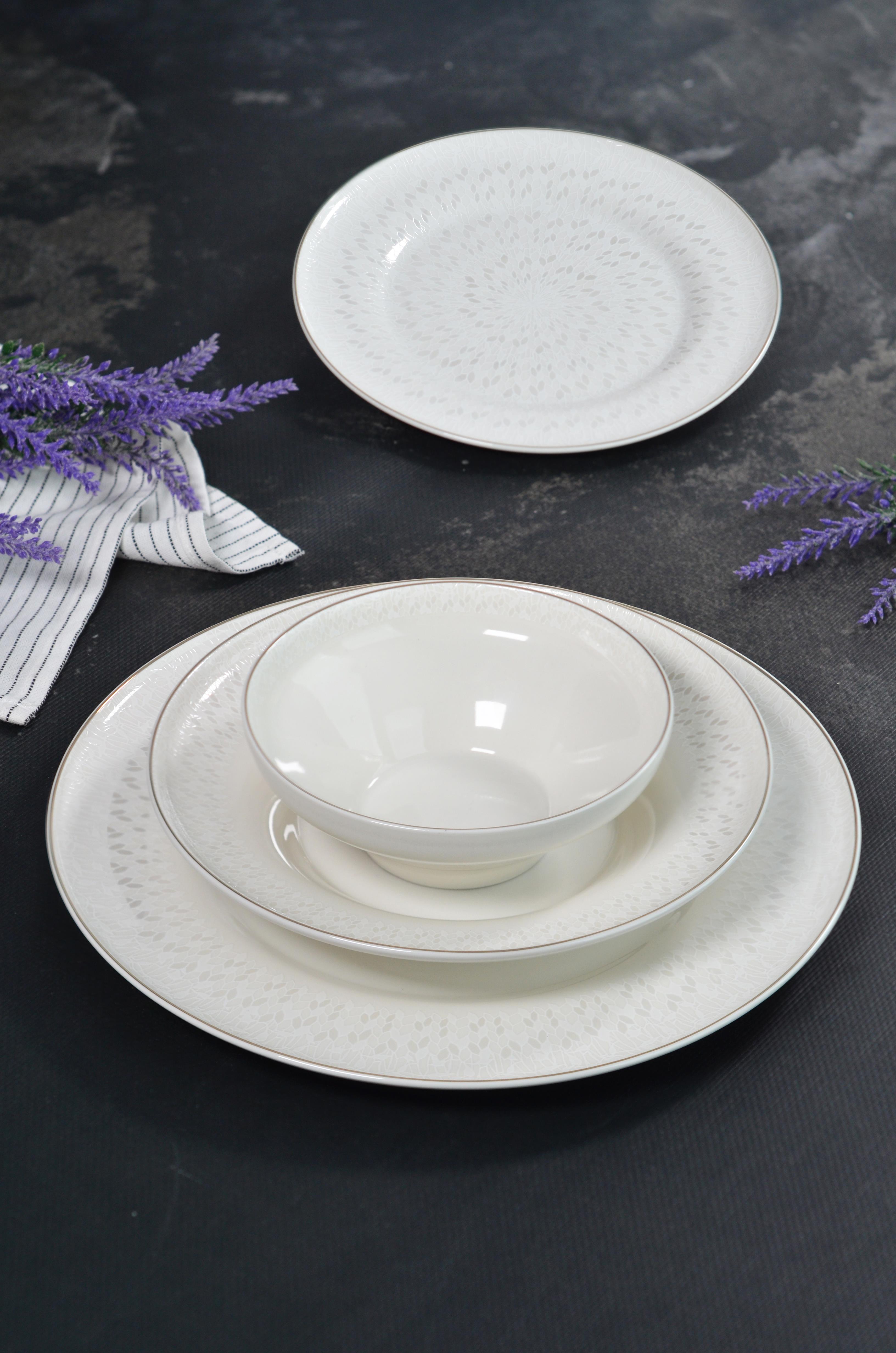 ROYAL CHARME-BONİTA 24 PARÇA BONE CHİNA YEMEK TAKIMI