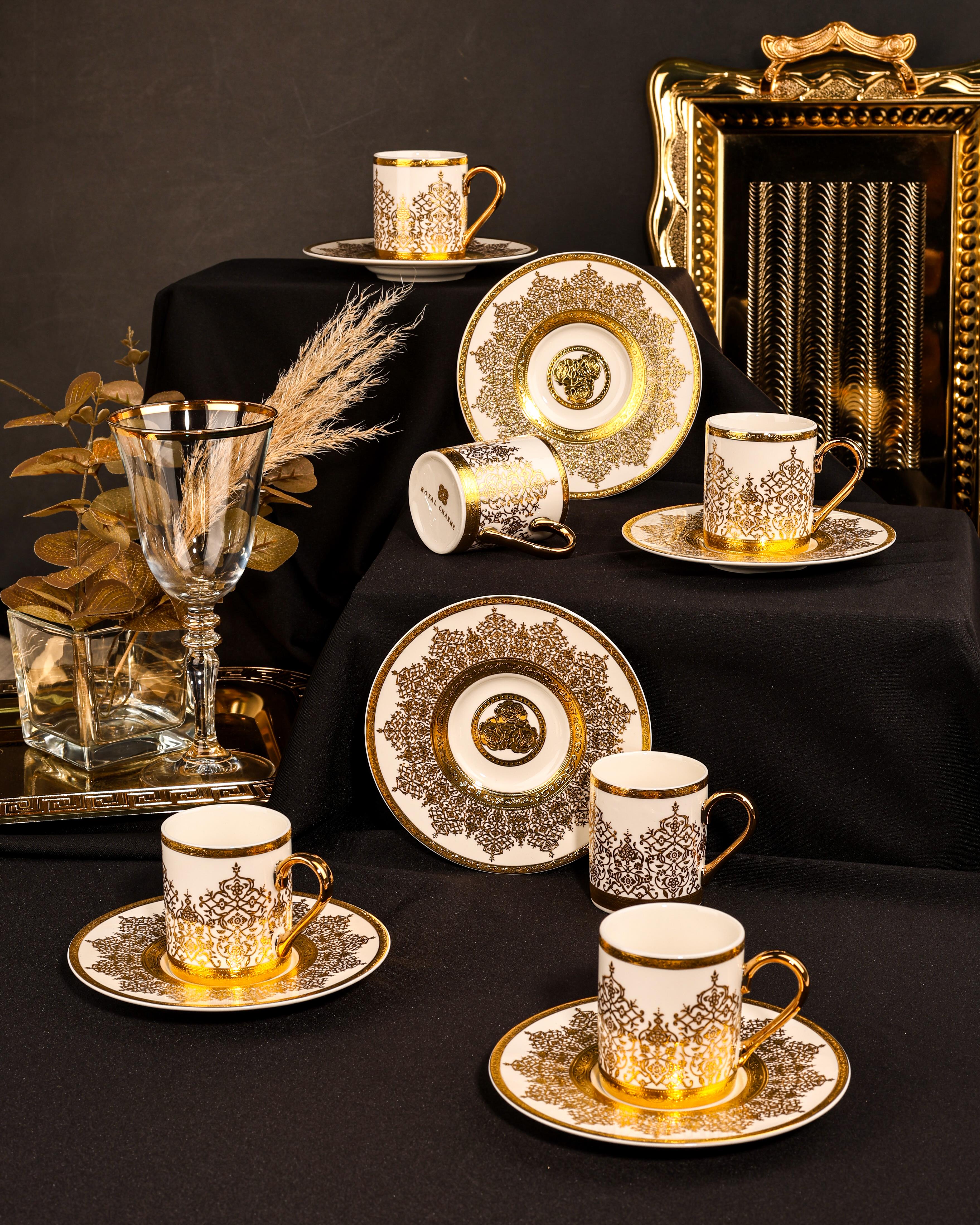 ROYAL CHARME-CAMELINA 24 K.ALTIN KAHVE FİNCANI