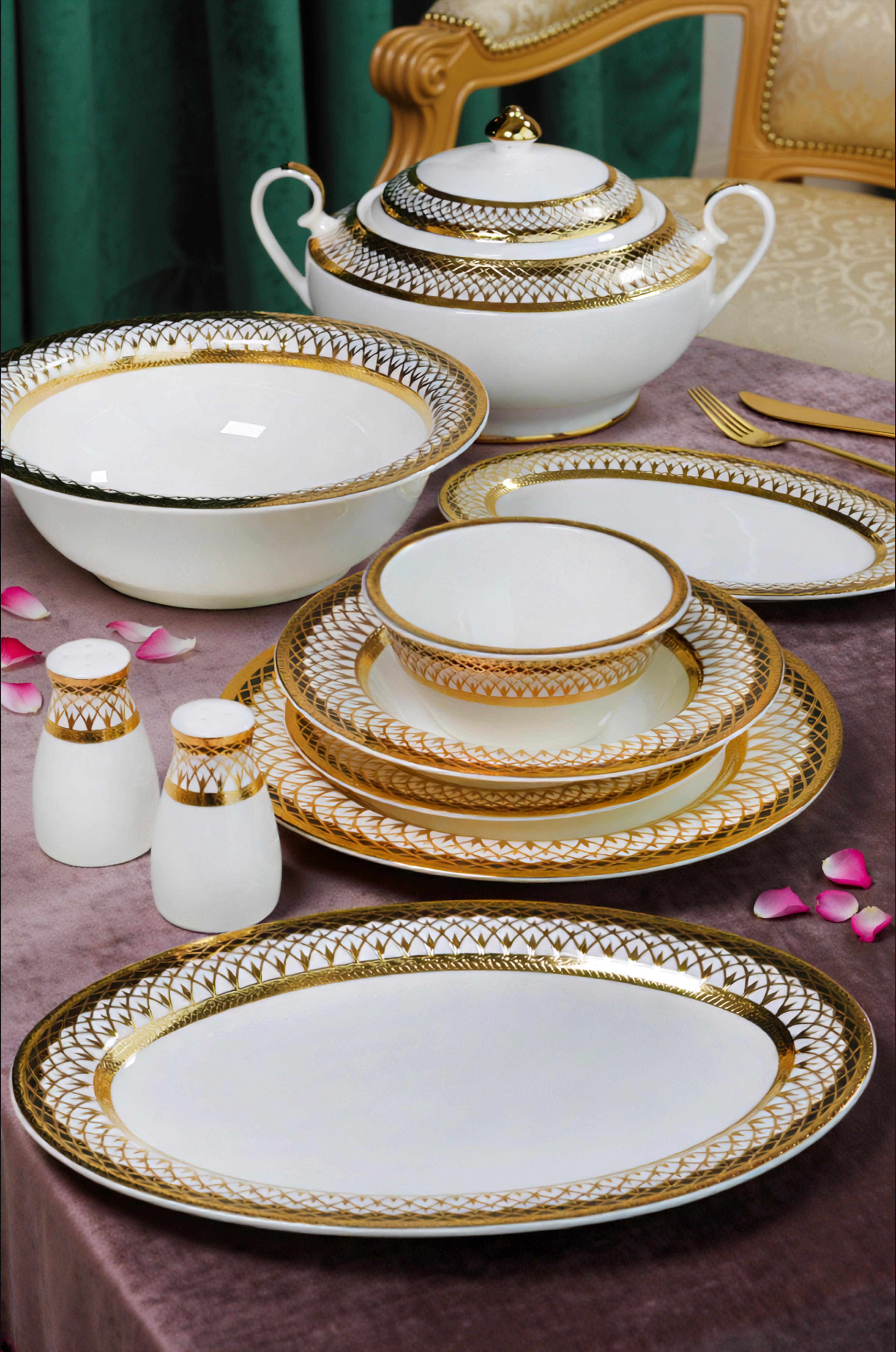 ROYAL CHARME-CHARLOTTE 60 PARÇA 24 K. ALTIN YEMEK TAKIMI