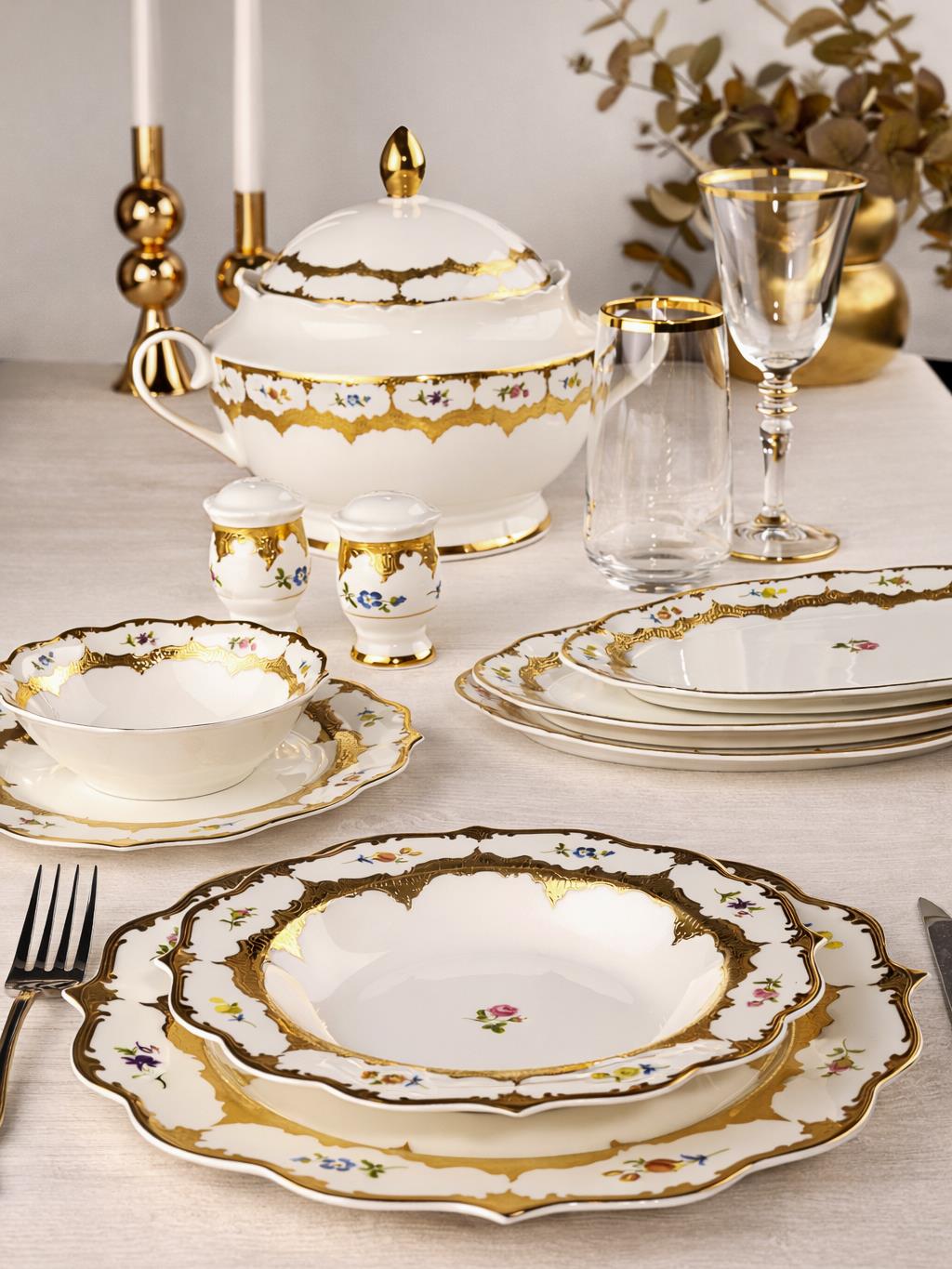 ROYAL CHARME-HERITAGE 60 PARÇA 24 K ALTIN YEMEK TAKIMI