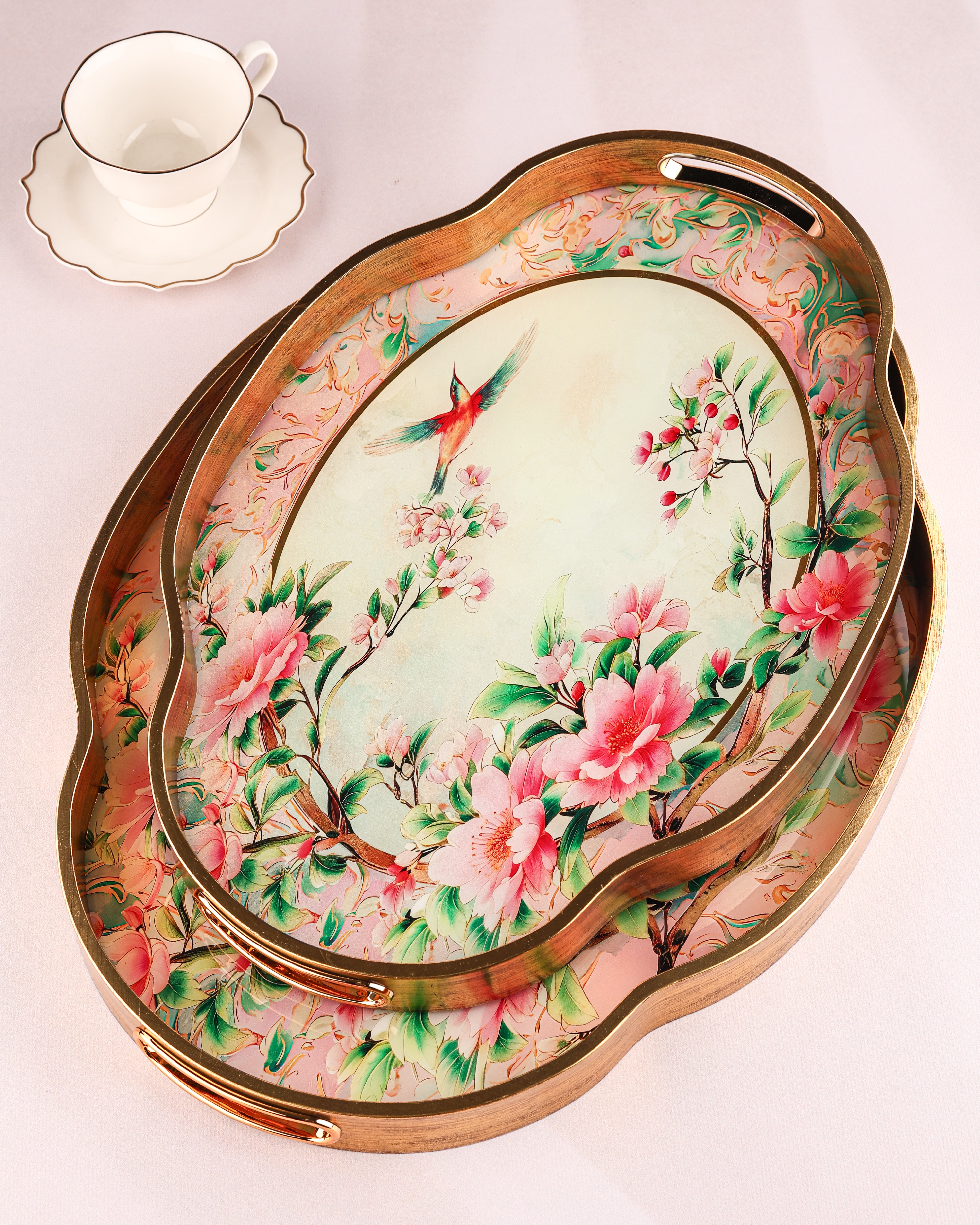 ROYAL CHARME-LOREN 2'Lİ DEKORATİF TEPSİ