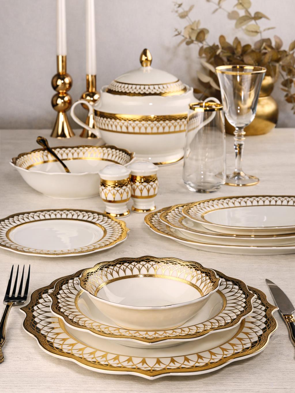 ROYAL CHARME-REGENCY 60 PARÇA 24 K ALTIN YEMEK TAKIMI