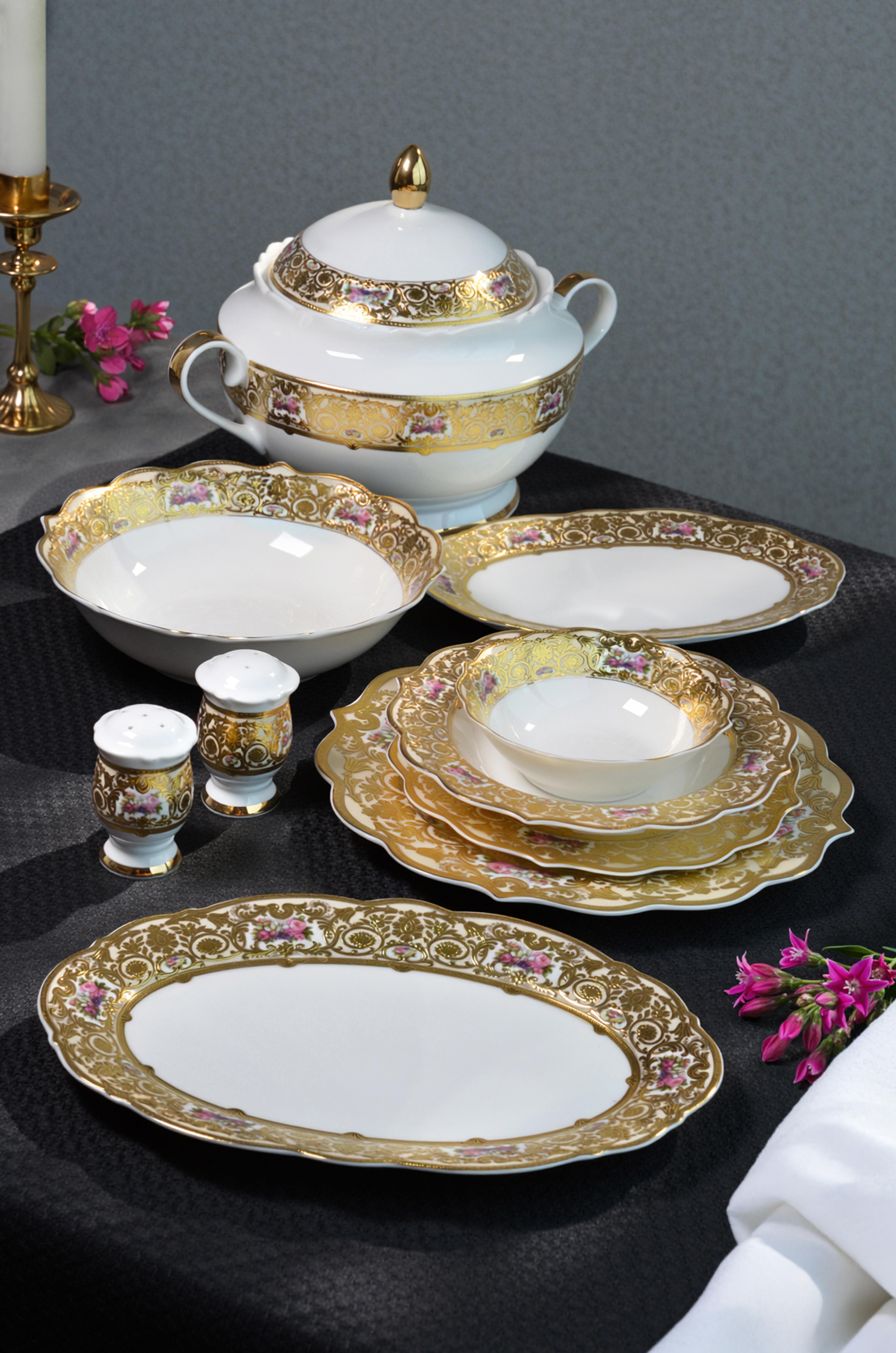 ROYAL CHARME-VOYAGE 60 PARÇA 24 K ALTIN YEMEK TAKIMI