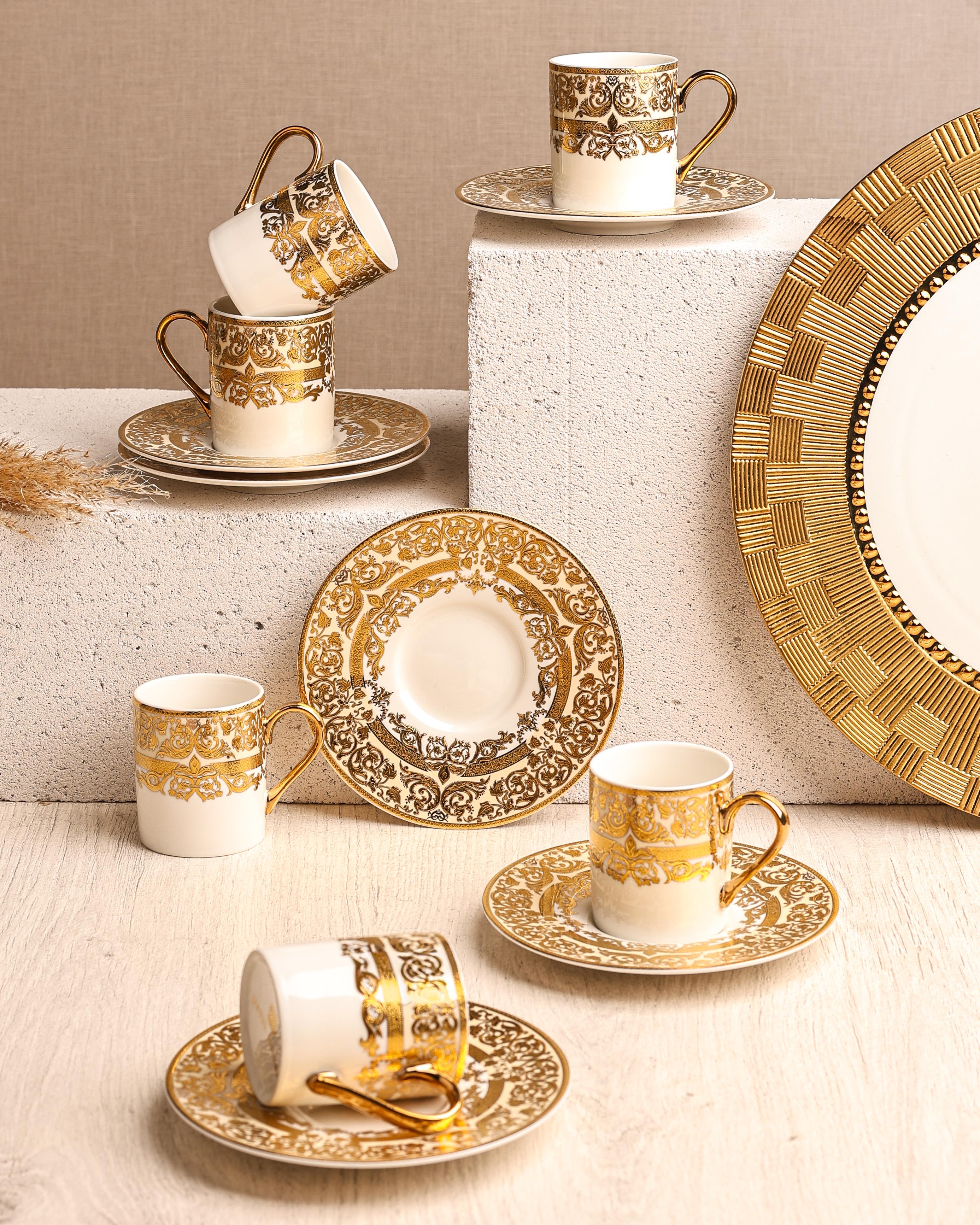 ROYAL CHARME-WORCESTER 24 K. ALTIN KAHVE FİNCANI