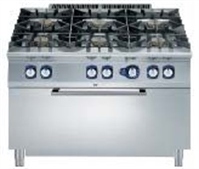 Electrolux 6 Açık Ateşli Gazlı Kuzine 120*93*85 cm