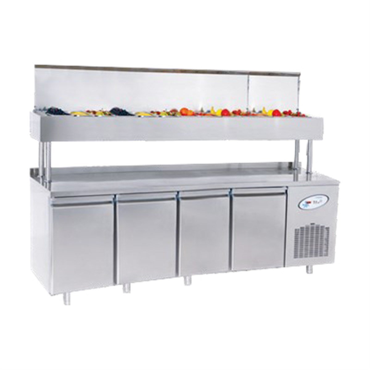 Frenox Salata Pizza Hazırlık Makeup Yüksek Garnitürlük 233*70*142 cm 2 ve 8 C