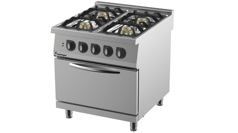 Kuzine Fırınlı Gazlı & Elektrikli Ocak 800 x 900 x 900 mm