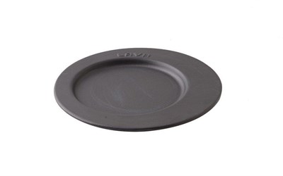 Lava Döküm   Yuvarlak Servis Tabağı. Siyah Renk. Çap24cm.