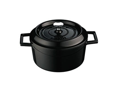 Lava Döküm  Yuvarlak Tencere. Çap28cm.