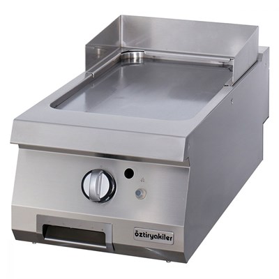 Öztiryakiler Set Üstü Grill Plate Düz Gazlı 40*90*30 Sert Krom Kaplı