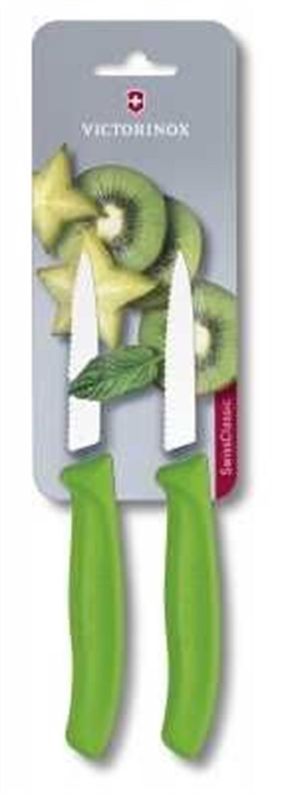 Victorinox Soyma Bıçağı 8 cm Test Sc Yeşil 2 li Blister Vt 6 7636 L114B