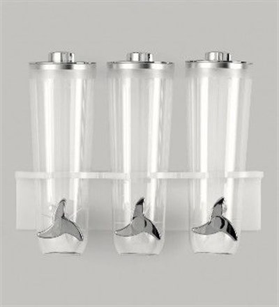 Zicco 3 lü Cornfleks Aleti Duvara Monteli Siyah Beyaz 40*15 H 34 cm