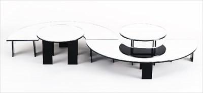 Zicco 4 Parça S Model Ayna Teşhir Standı R 25 155 cm 60*30