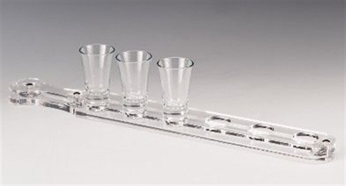 Zicco 6 lı Akrilik Standlı Şat Servis Standı 52*55 cm