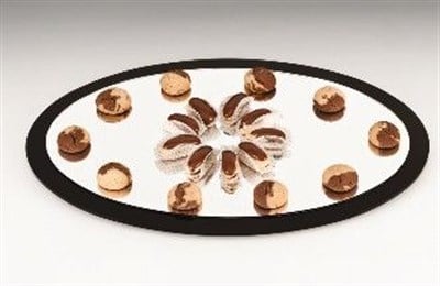 Zicco Aynalı Teşhir Standı Oval 60*40 cm