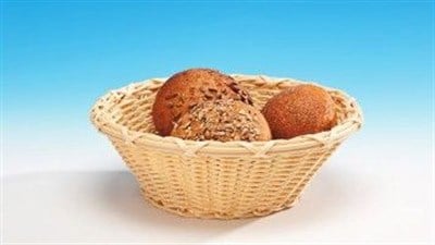 Zicco Büyük Yuvarlak Plastik Sepet Açık 27 cm H 9 cm