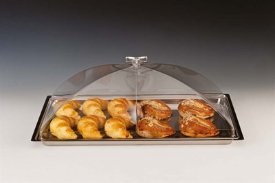 Zicco Dilimli Kapaklı Çelik Altlı Muhafaza Kabı Küçük 44*29*H 18 cm