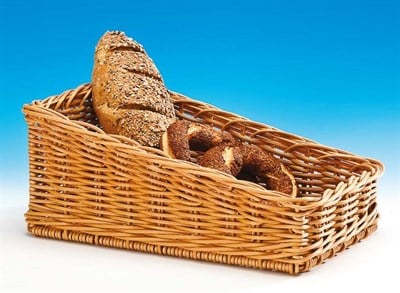 Zicco Eğimli Derin Plastik Sepet Koyu 27*45 cm H 18 H 8 cm