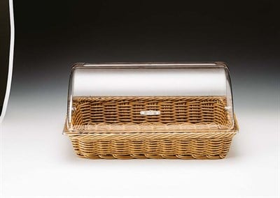 Zicco Polycarbonat KapaklıSepetli Fanus 56x36 cm 55*35* H 10 cm