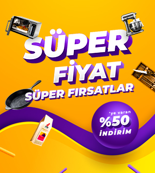 Süper Fiyat Süper Fırsatlar %50 İndirim