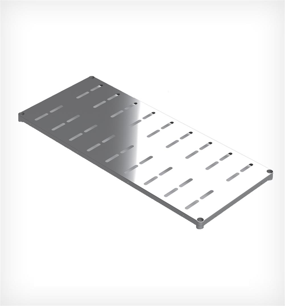 36x91 304 Paslanmaz Delikli Ek Kat İstif Rafı