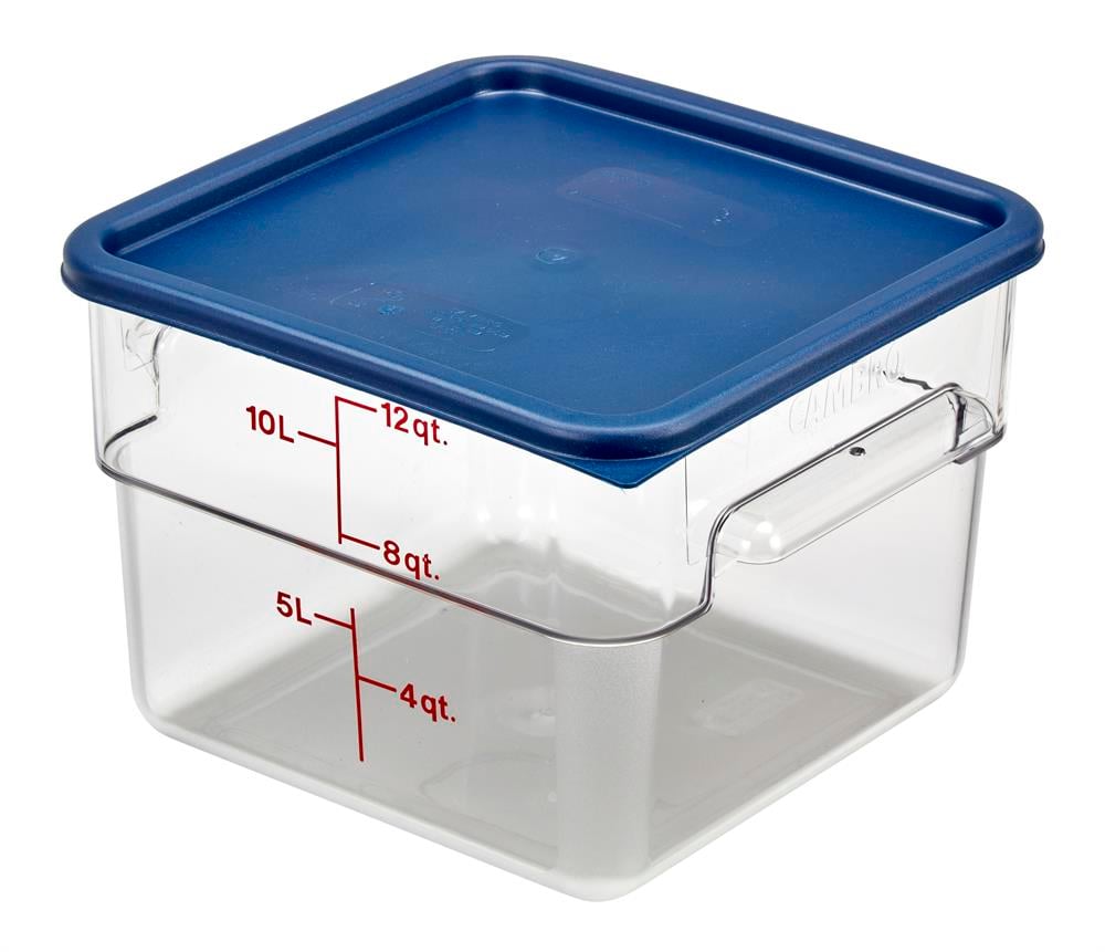 CAMBRO KARE 11,4Lt. POLİKARBON SAKLAMA KABI TAKIMI