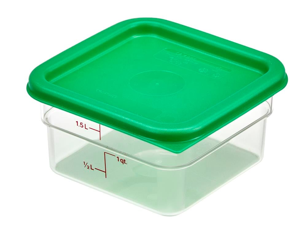 CAMBRO KARE 1,9Lt. POLİKARBON SAKLAMA KABI TAKIMI