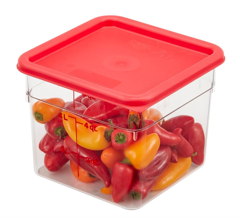 CAMBRO KARE 5,7Lt. POLİKARBON SAKLAMA KABI TAKIMI