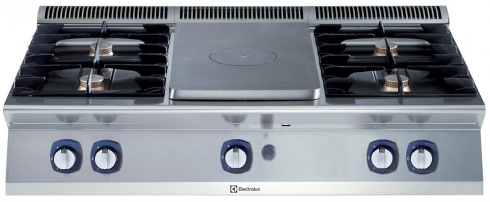 Electrolux Gazlı Set Üstü Kapalı Ateş Ocak Ortada Modul 120*73*25 cm