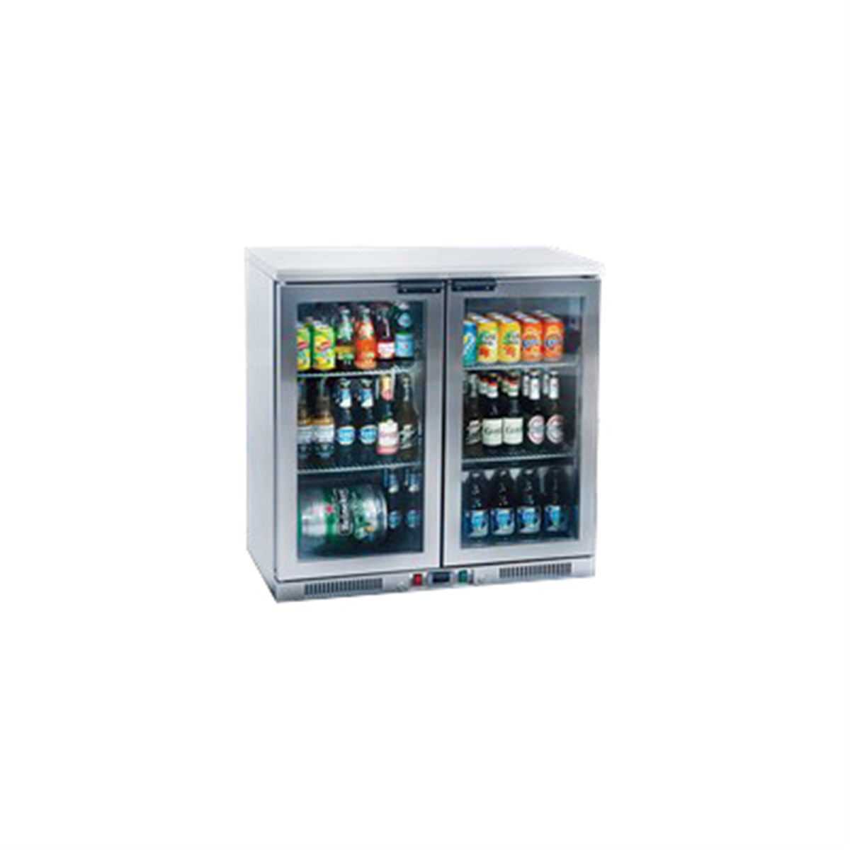 Frenox Bar Buzdolabı 2 ve 8 C Paslanmaz Gövde 92*50*91 cm Çarpma Kapılı