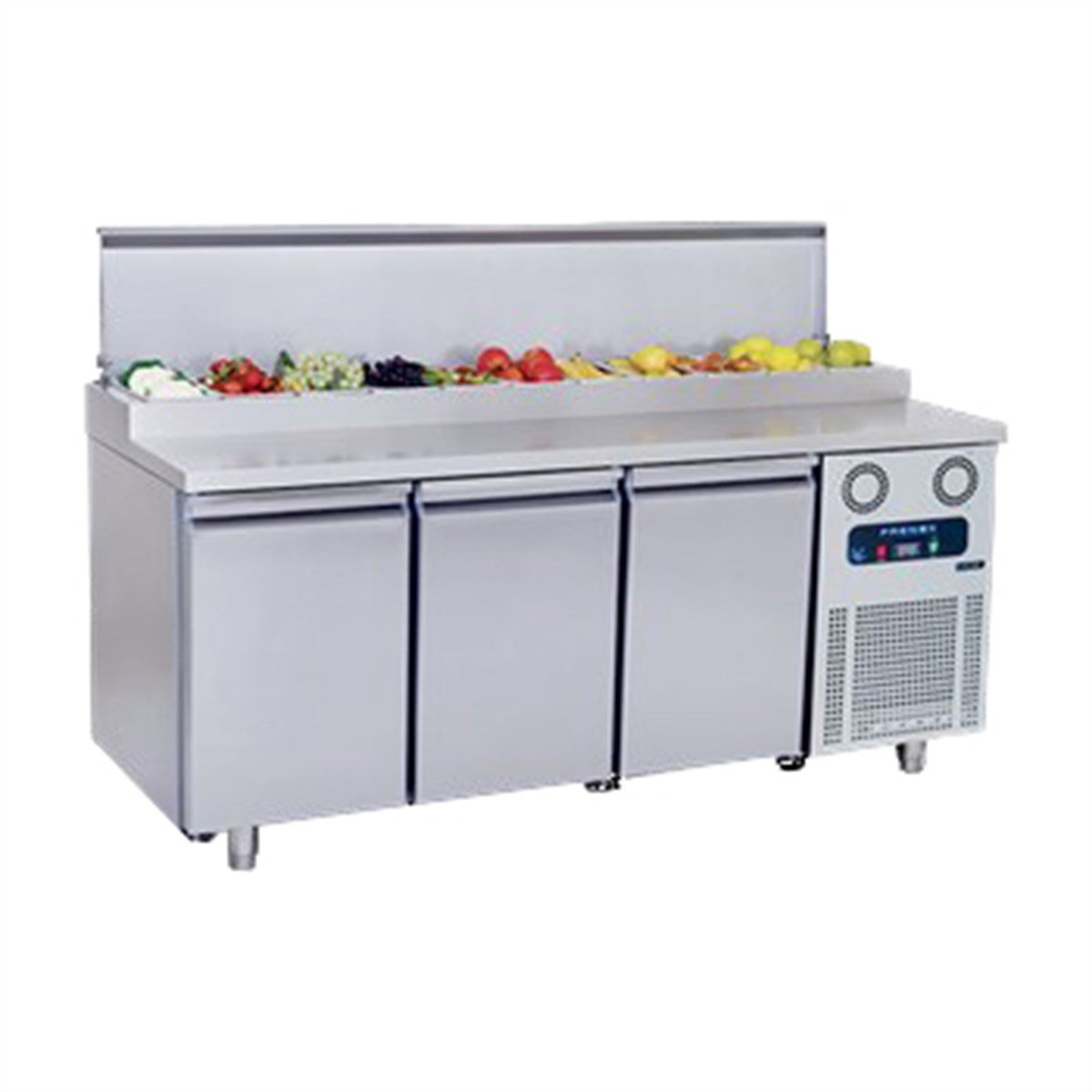 Frenox Salata Pizza Hazırlık Makeup Tezgaha Monte 186 5*70*97 cm 2 ve 8 C