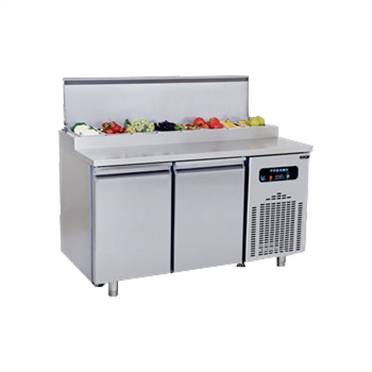 Frenox Salata Pizza Hazırlık Makeup Tezgaha Monte 140*70*97 cm 2 ve 8 C