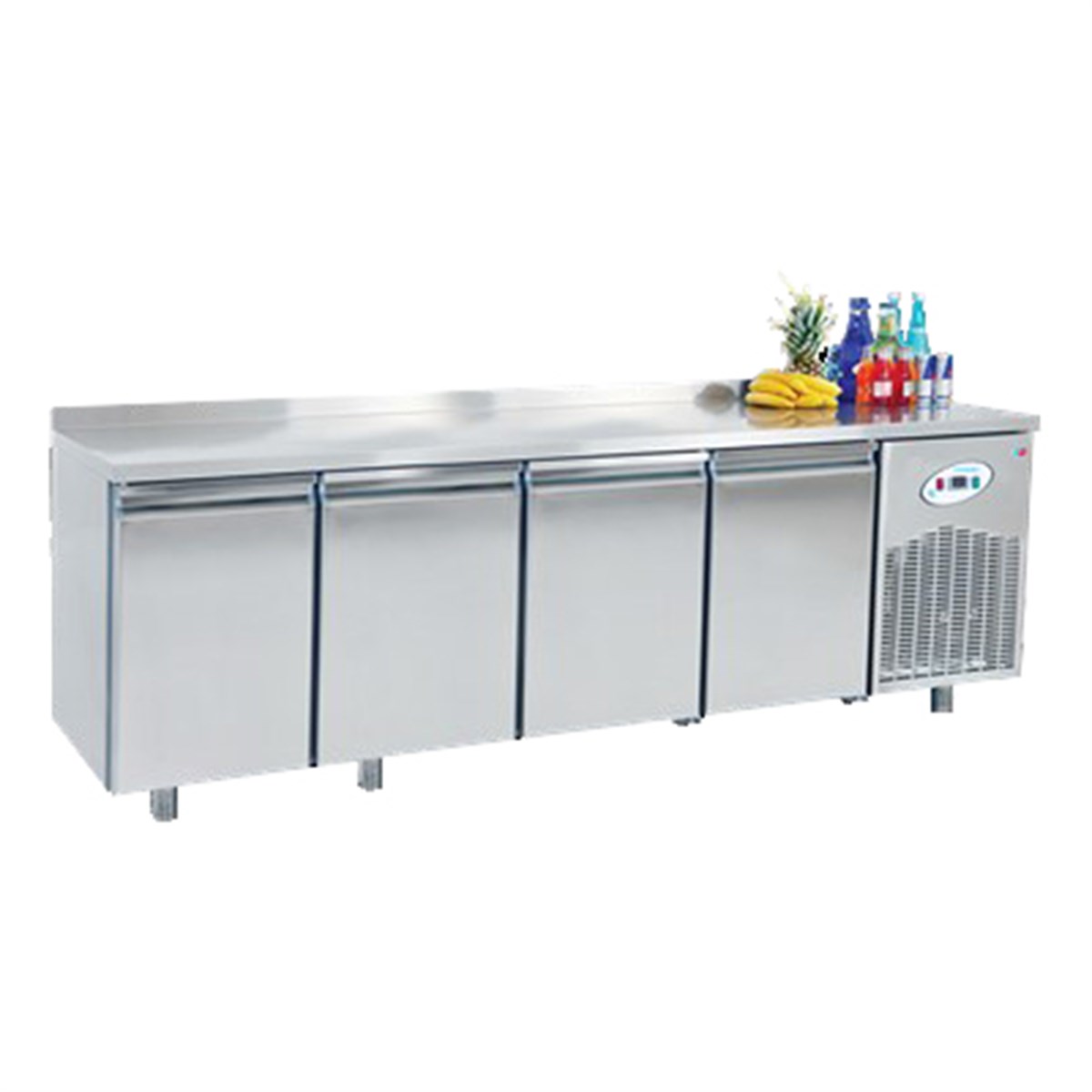 Frenox Tezgah Tipi Buz Dolabı 4 Kapılı 10 20 233*70*85 cm 430 K