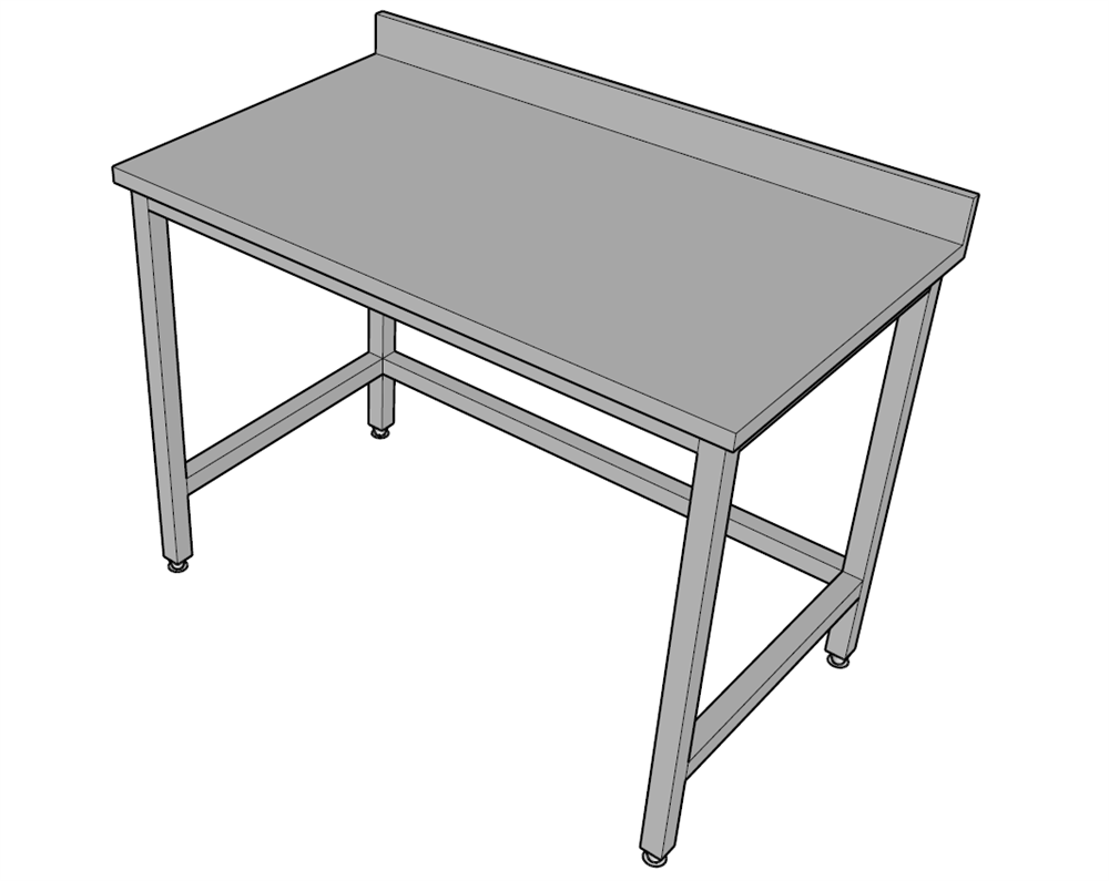 Halsan Çalışma Tezgahı Taban Rafsız 60x70x85