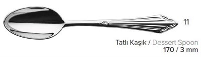Jumbo 1003 Tatlı Kaşık 12 Ad