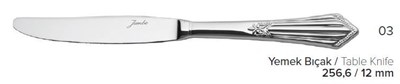 Jumbo 1003 Yemek Bıçak 12 Ad