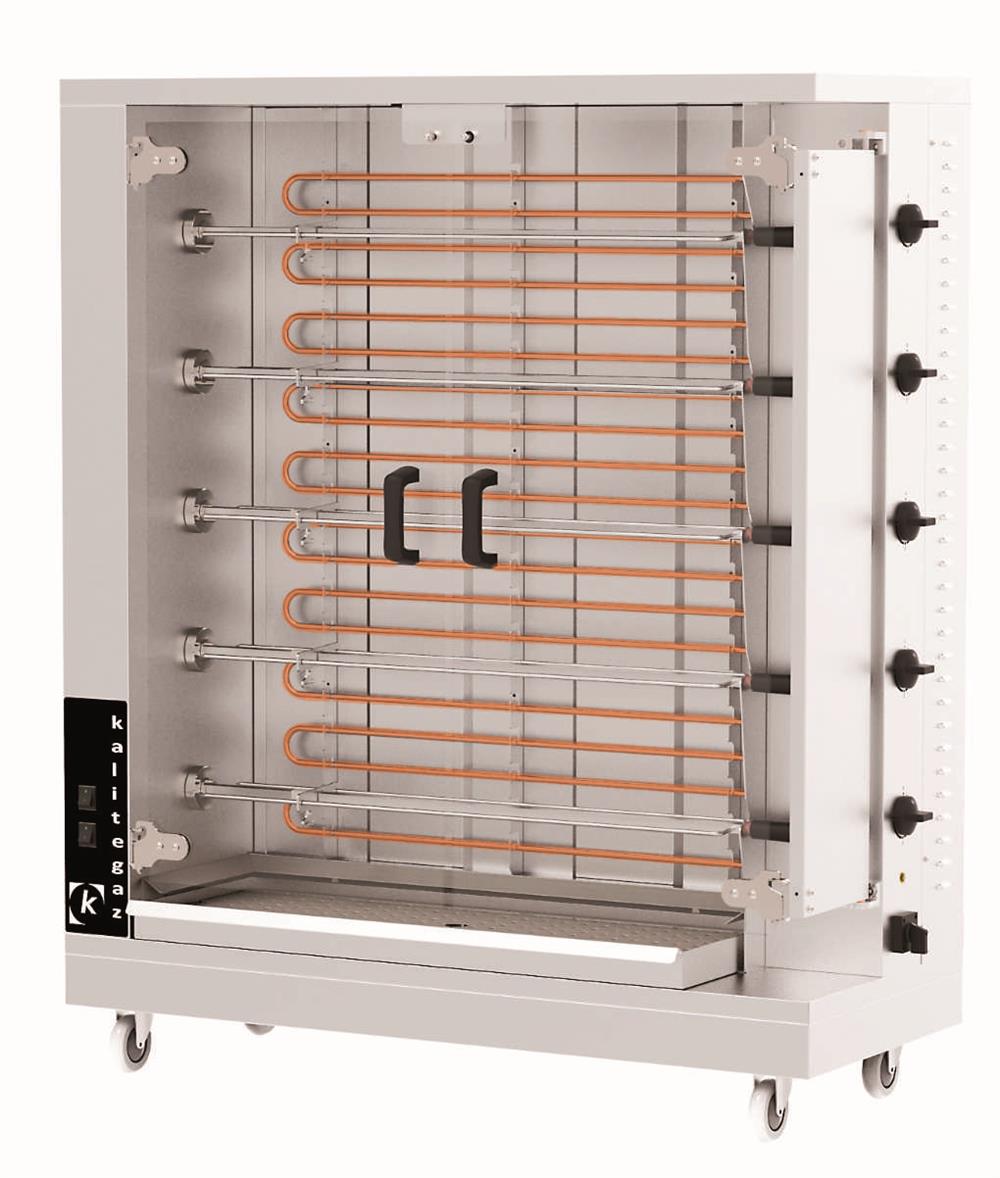 Kalitegaz 5 Şiş Piliç Çevirme Makinesi, Elektrikli, 1150x550x1330 mm