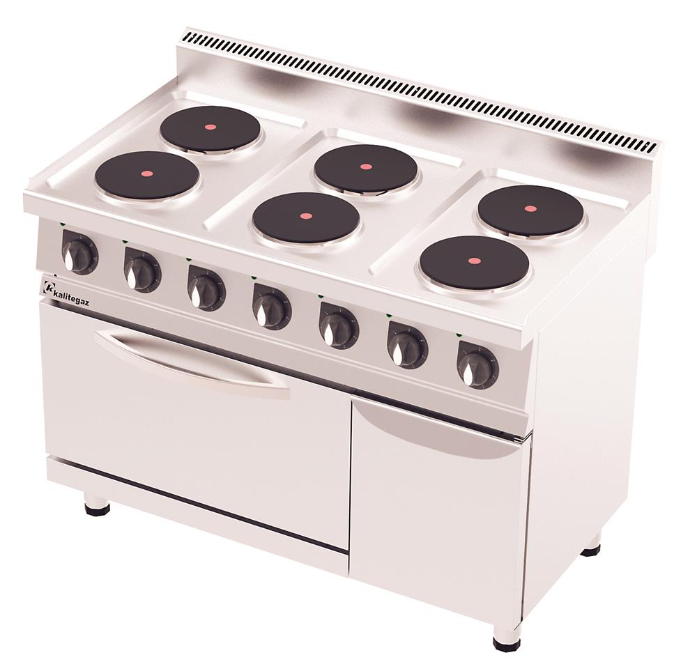 Kuzine Fırınlı Elektrikli Ocak 1200 x 700 x 900 mm