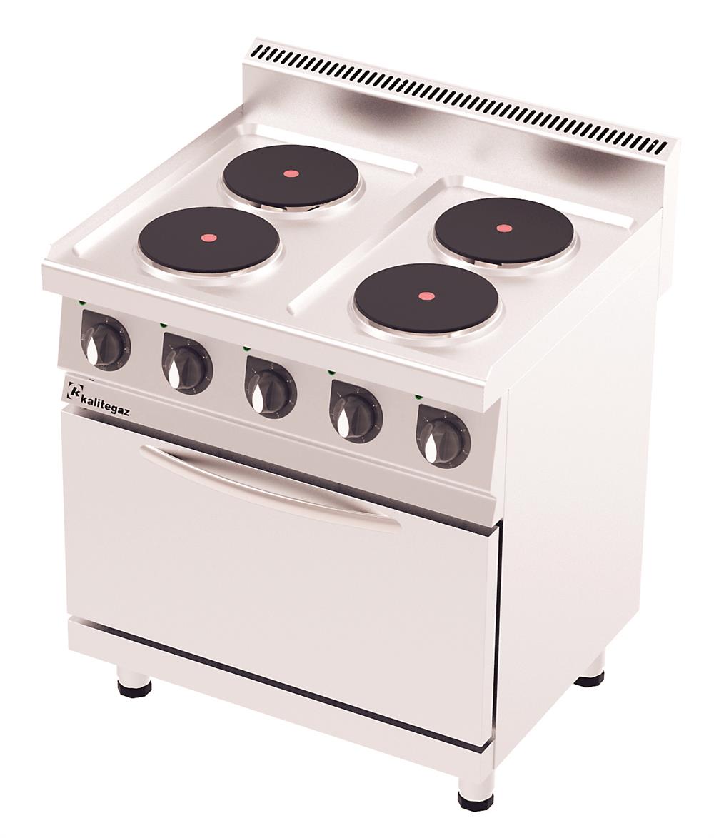 Kuzine Fırınlı Fanlı Elektrikli Ocak 800 x 700 x 900 mm
