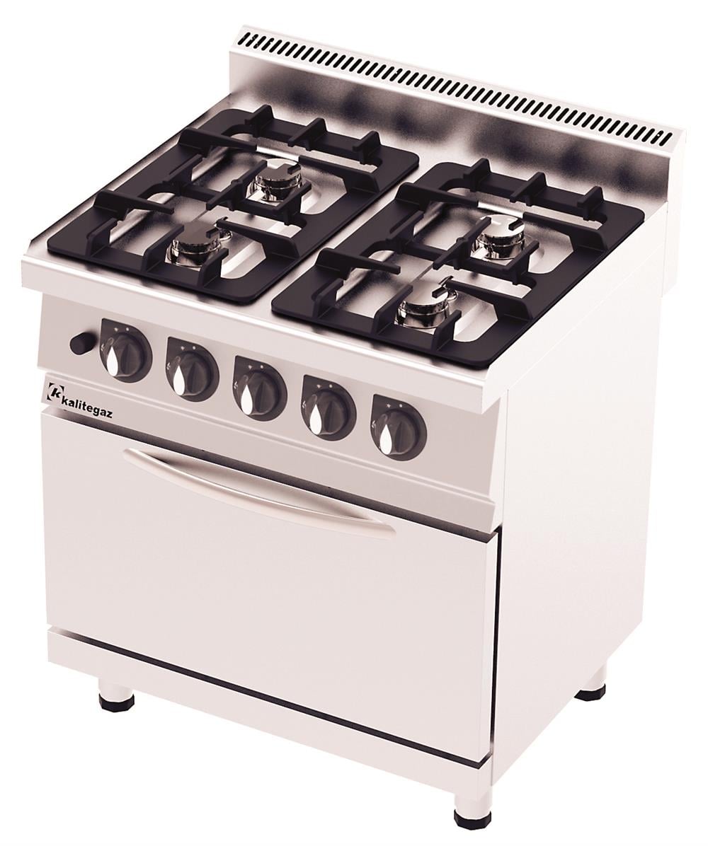Kuzine Fırınlı Gazlı & Elektrikli Ocak 800 x 700 x 900 mm