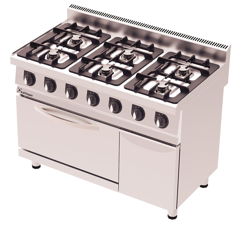 Kuzine Fırınlı Gazlı Ocak1200 x 700 x 900 mm