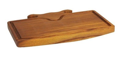 Lava Döküm   Ahşap et tahtası, Iroko ağacı. Özel şekil. Ölçü 27x38cm.