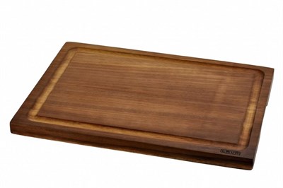 Lava Döküm   Ahşap et ve kesme tahtası, Dikdörtgen Şekil. Iroko ağacı. Ölçü 34x46cm.