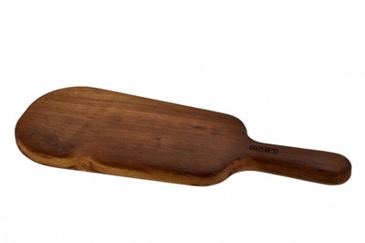 Lava Döküm   Ahşap et ve kesme tahtası, Özel Şekil. Iroko ağacı. Ölçü 17x43cm.