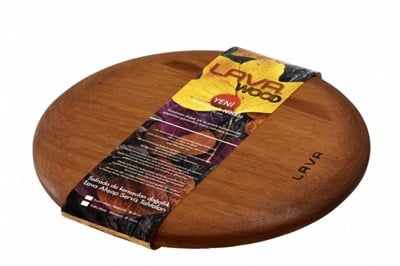 Lava Döküm   Iroko nihale, ahşap mıknatıslı. Çap 20cm.