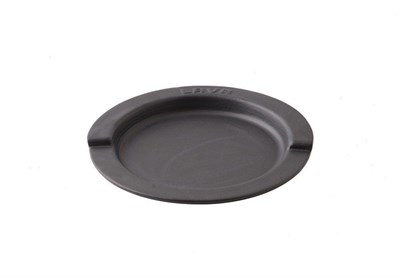 Lava Döküm   Yuvarlak Servis Tabağı. Siyah Renk. Çap22cm.