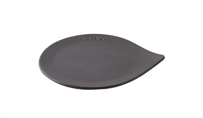 Lava Döküm   Yuvarlak Servis Tabağı. Siyah Renk. Çap21cm.