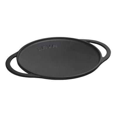 Lava Döküm  Saç Kavurma Tavası, Metal Kulplu. Çap20cm.