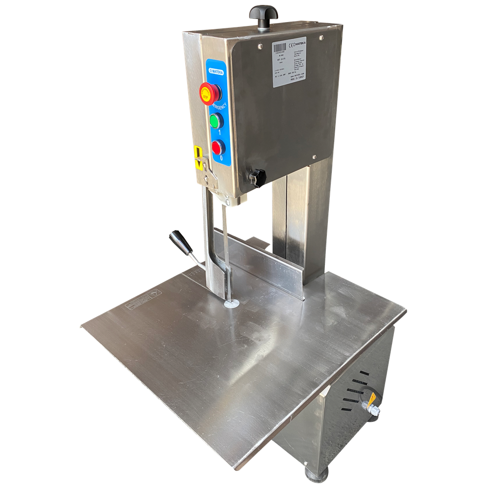 Mateka Et - Kemik Testeresi Paslanmaz Gövde 380V