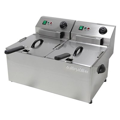 Öztiryakiler Fritöz Elektrikli 2*8 litre 3 ve 3 Kw Ef8D